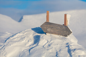 Hibiny mountains snow ski season in Kirovsk