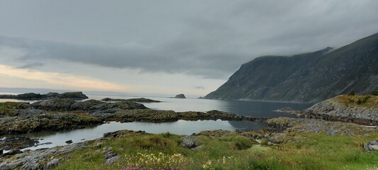 view from the beach