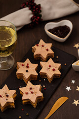  for winter holidays celebration. Cristmas appetizer for buffet, festive dinner concept © netrun78