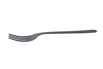 Fork isolated on white background. 3d render