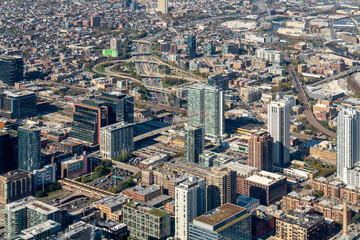 Aerial view of Chicago