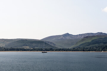 Fototapeta na wymiar View of Goat Fell - Isle of Arran