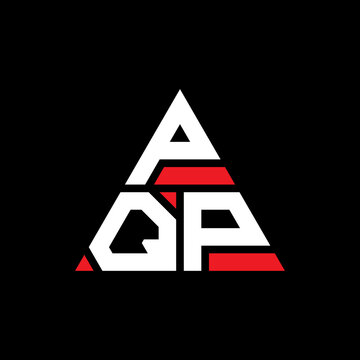 PQP triangle letter logo design with triangle shape. PQP triangle logo design monogram. PQP triangle vector logo template with red color. PQP triangular logo Simple, Elegant, and Luxurious Logo...