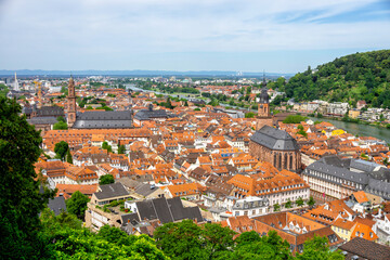 Fototapeta na wymiar Heidelberg at summer