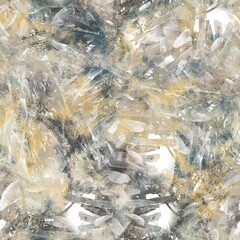 Seamless neutral and white grungy classic abstract surface pattern design for print. High quality illustration. Monochrome earth colored design with white pattern design overlay. Repeat graphic swatch