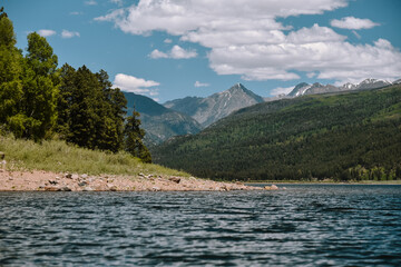 Vallecito Reservoir in Durango Colorado  - obrazy, fototapety, plakaty