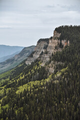 Hiking Castle Rock in the Rockies in Durango Colorado 