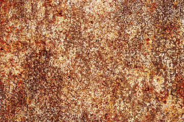 Metal rust texture. Grunge peeling paint background. Dirty industrial steel sheet pattern. Corroded...