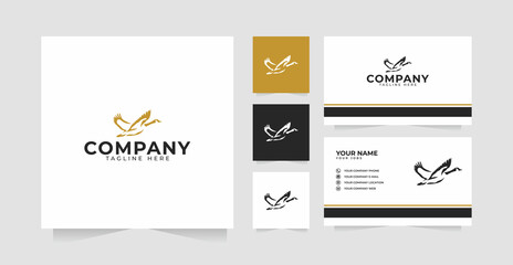 Goose logo design inspiration and business card
