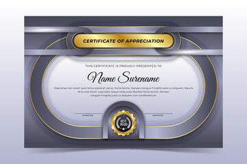 Modern Dynamic employee of the month certificate 