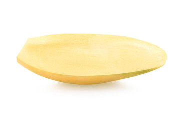 mango slice isolated on white background Clipping Path