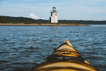 Kayaking in Summer in Gig Harbor Washington  