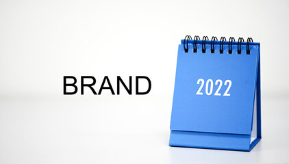 Brand 2022 Business Concept,front view