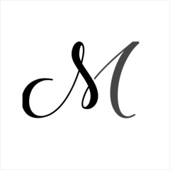 Obraz premium Stylish and modern template initial design logo