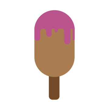 recommend clip art: Ice cream icon. Colored sign. Summer season. Food symbol. Cartoon art. Freehand design. Vector illustration. Stock image.