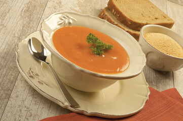 Red lentil soup 