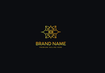 Monogram Luxury Logo Template, Logo Luxury, Logo Gold classic, Icon Logo Gold luxury, Branding