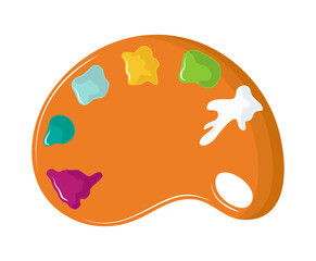 artistic color palette