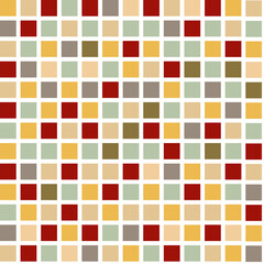 Seamless mosaic background in warm tones