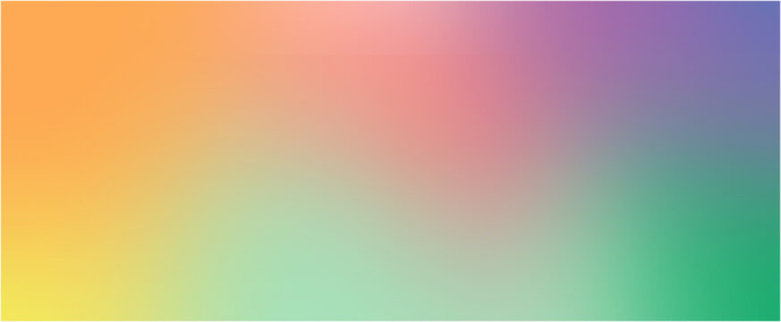 Pride month. Abstract blurred gradient background in bright rainbow colors. Colorful rainbow gradient. Smooth blend banner template. Image forwallpaper, web banner, landing page.