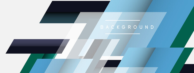 Background. Geometric diagonal square shapes and lines abstract composition. Vector illustration for wallpaper banner background or landing page