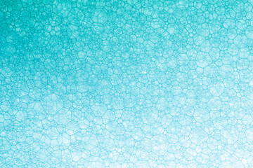 Blue biotechnology texture,Transparent blue abstract molecule model over blurred blue molecule background. Concept of science, chemistry, medicine and microscopic research
