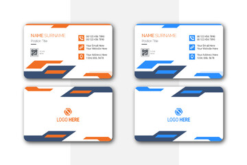 abstract Creative Minimal Modern and Clean Business card Design Template