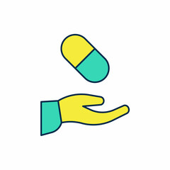 Filled outline Medical prescription icon isolated on white background. Rx form. Recipe medical. Pharmacy or medicine symbol. Vector