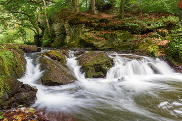 Naturerlebnis Selkewasserfall im Harz wildromantisches Selketal