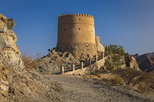 View to heritage village in Hatta