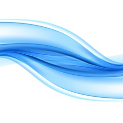 Elegant creative blue wave design vector