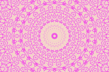 Purple and Pink Abstract kaleidoscope background. kaleidoscope texture design. multicolor kaleidoscope. Kaleidoscopic pattern. Mandala pattern. Batik Pattern