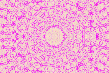 Purple and Pink Abstract kaleidoscope background. kaleidoscope texture design. multicolor kaleidoscope. Kaleidoscopic pattern. Mandala pattern. Batik Pattern