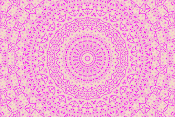 Purple and Pink Abstract kaleidoscope background. kaleidoscope texture design. multicolor kaleidoscope. Kaleidoscopic pattern. Mandala pattern. Batik Pattern