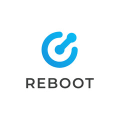 Reboot logo button