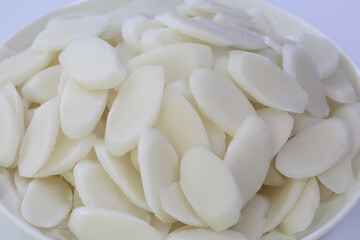 한국음식 떡국떡 