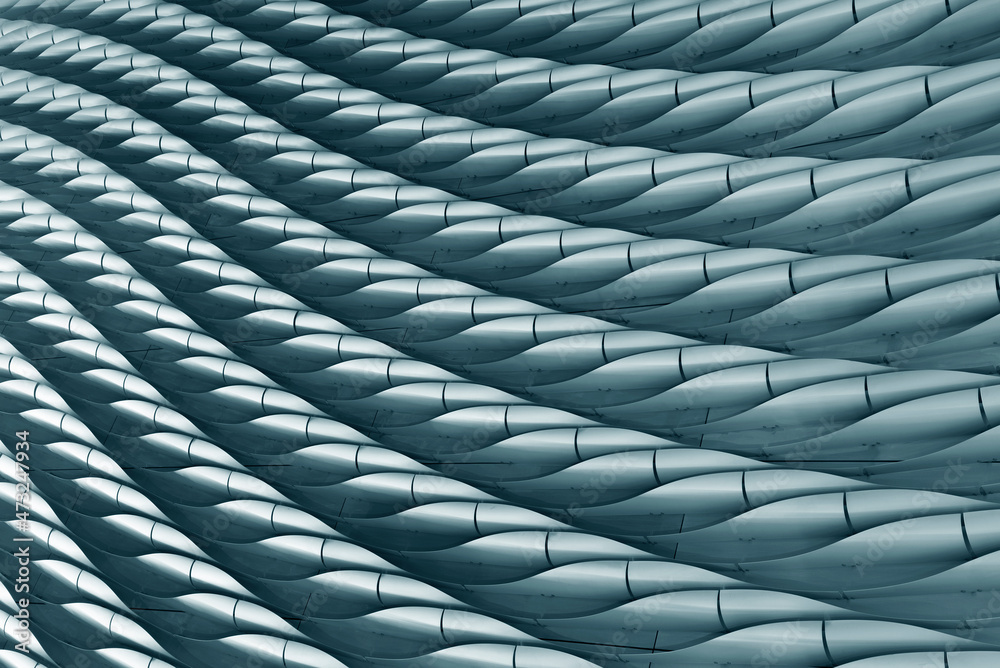Poster exterior of modern architecture. building abstract background