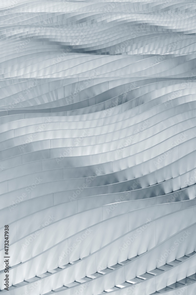 Aufkleber Exterior of modern architecture. Building abstract background