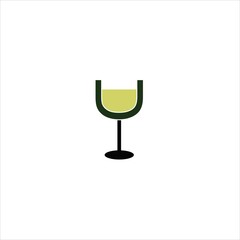 abstract wine logo vector template