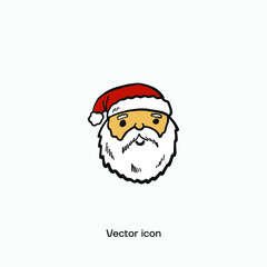 Santa Claus vector icon. Premium quality.