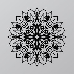 Original Retro Indian Mandala Elements