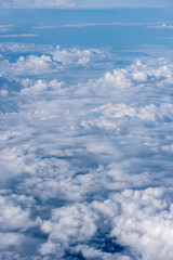 Fototapeta premium View of the clouds from the plane