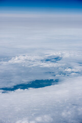 Fototapeta premium View of the clouds from the plane