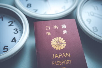 パスポート　時間
