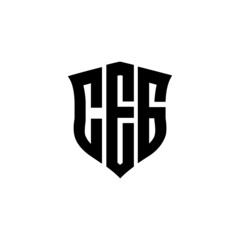 CEG letter logo design with white background in illustrator, vector logo modern alphabet font overlap style. calligraphy designs for logo, Poster, Invitation, etc.	 - obrazy, fototapety, plakaty