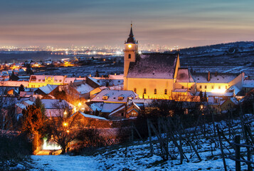 Beautiful view in Svaty Jur, Slovakia