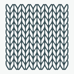 Knitted seamless background tile quality vector illustration cut