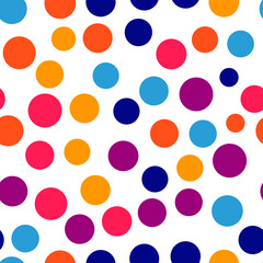 Abstract seamless pattern with circles. Geometry pattern for fabric and textile
