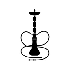 The hookah icon is a smoking device in black on a white background.