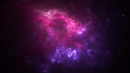 Galaxy Space background universe magic sky nebula night purple cosmos. Cosmic galaxy wallpaper blue starry color star dust. Blue texture abstract galaxy infinite future dark deep light 3d render © angel_nt